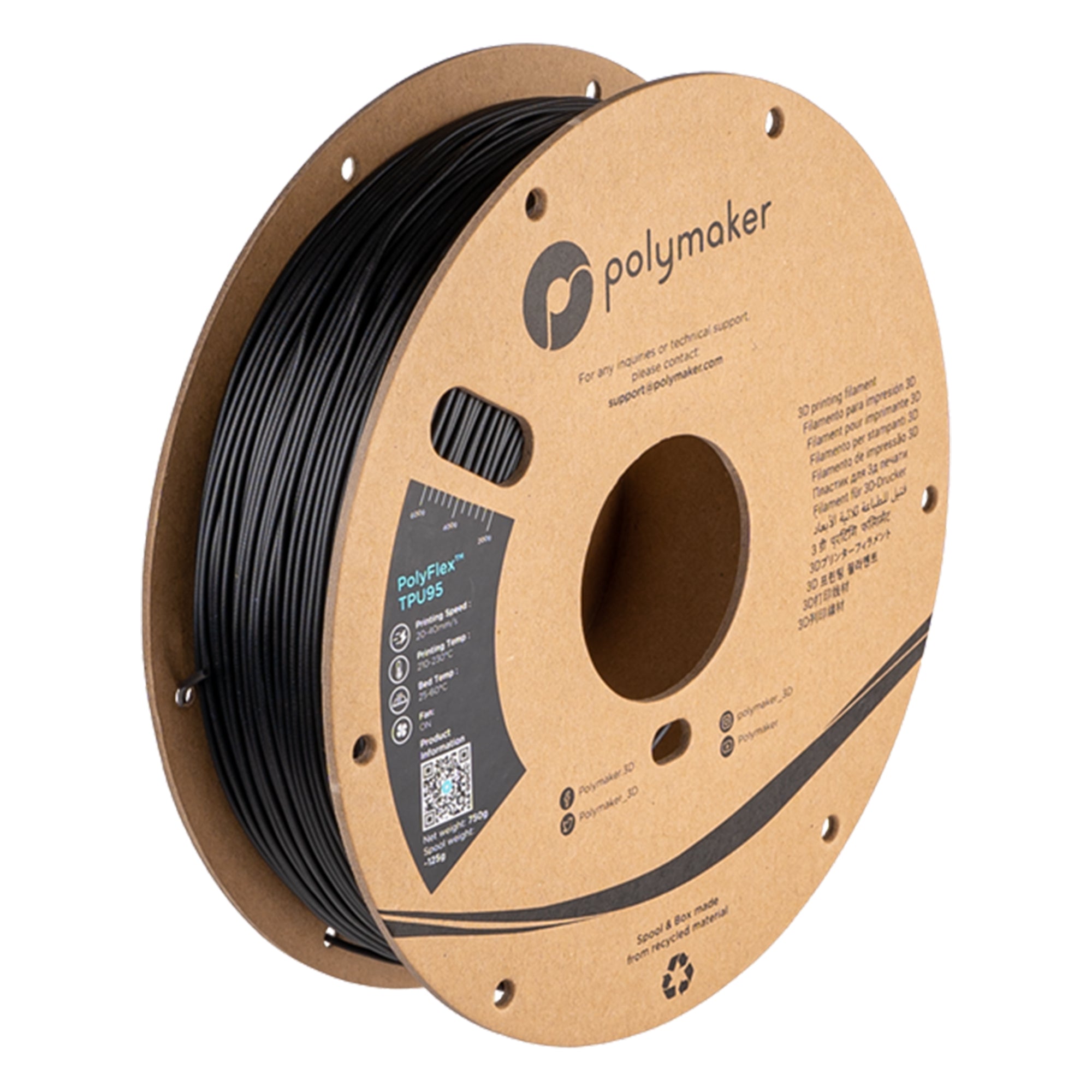 Polymaker PolyFlex TPU95 1.75mm Filament 750g