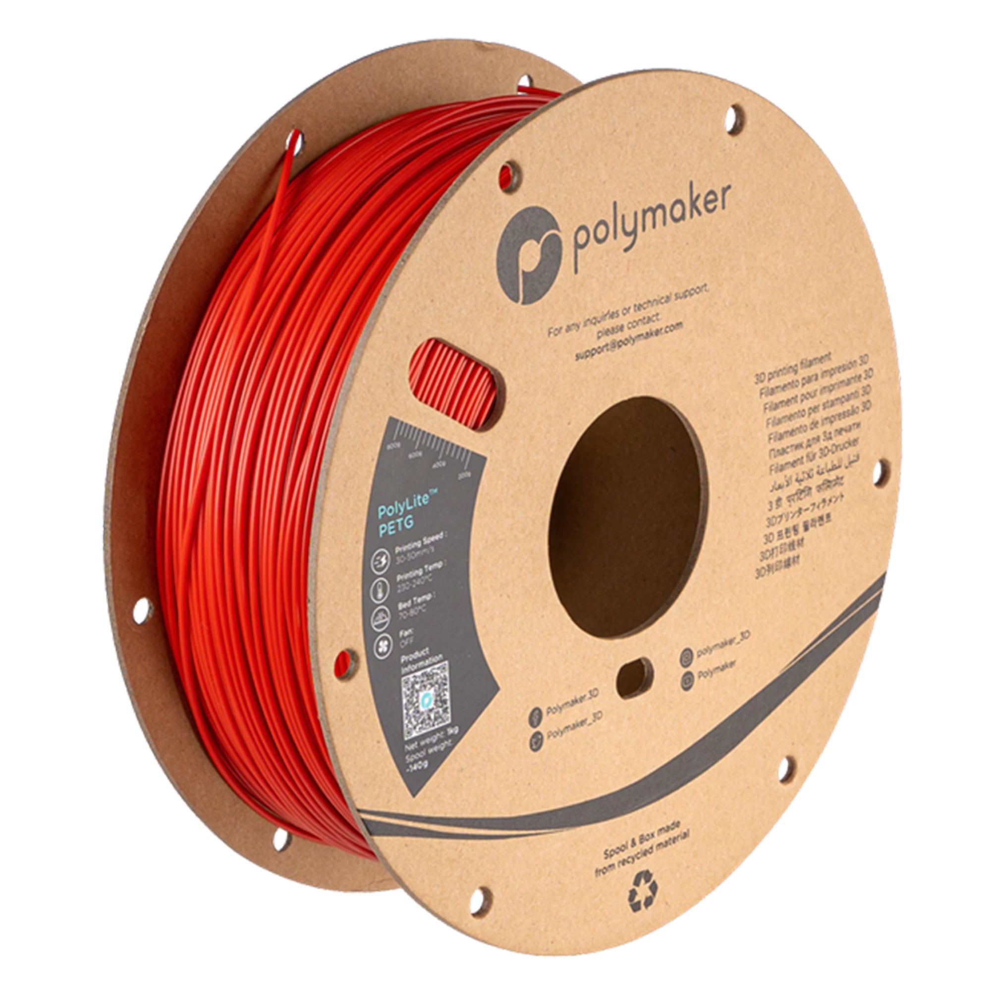 Polymaker PolyLite PETG 1.75mm Filament 1kg