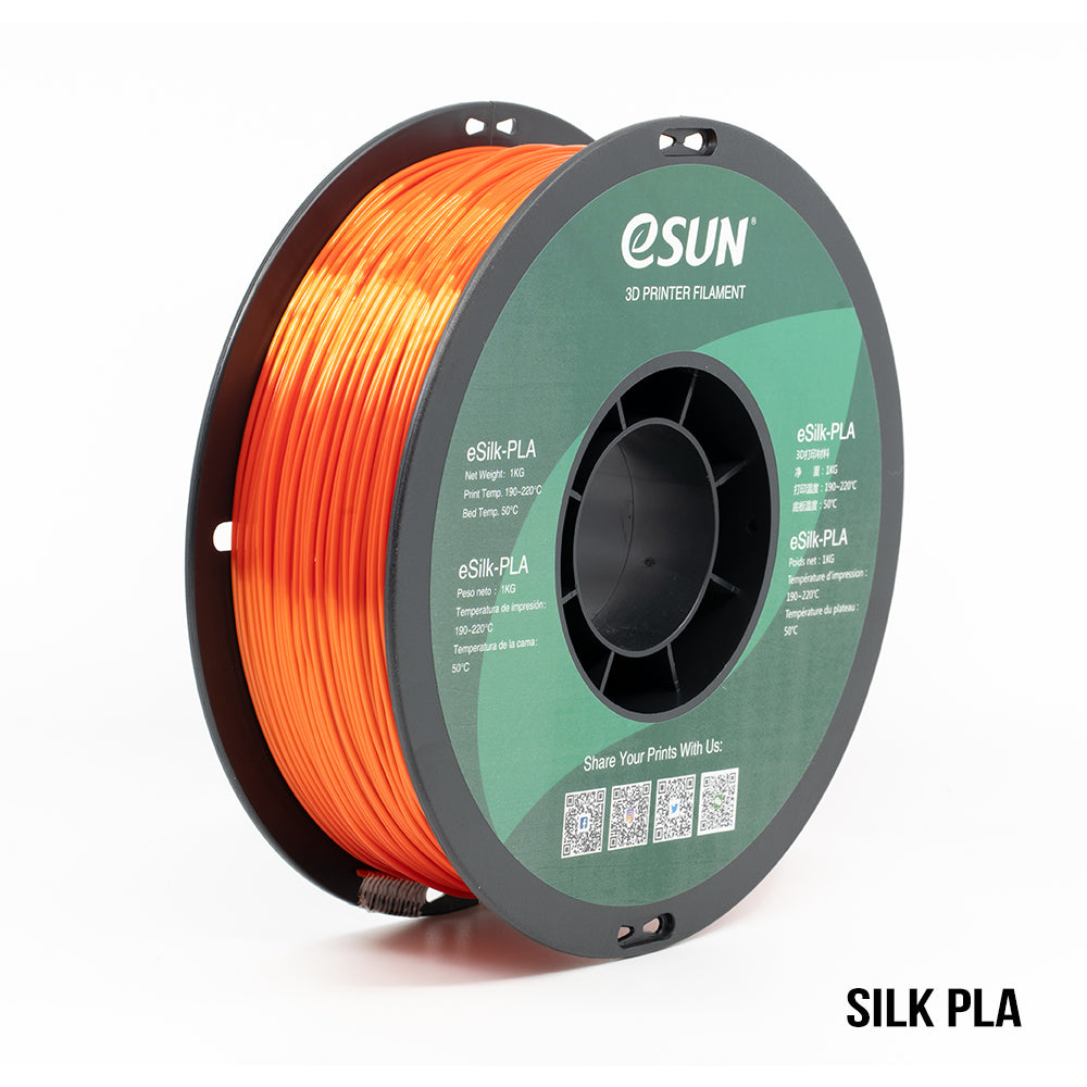 eSun Silk PLA Filament (Orange)