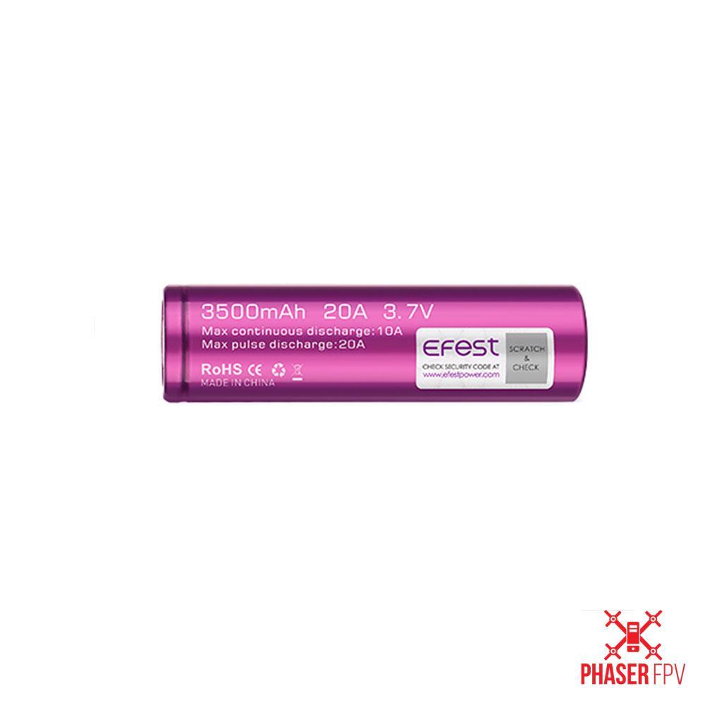 Efest IMR 18650 3500mAh  10A/20A Lithium Li-Ion Rechargeable Battery (2pc)