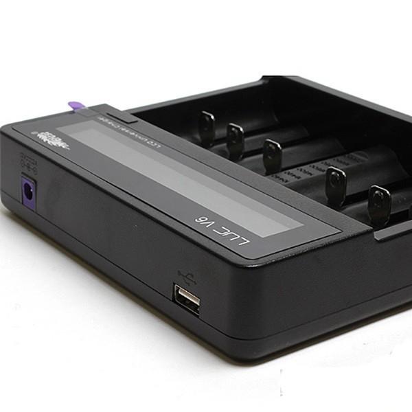 Efest LUC V6 Li ion 6 Bay Charger With Power Bank Function