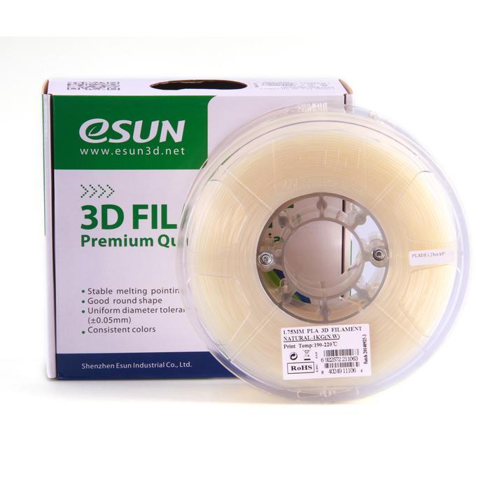 eSUN PLA+ 3D Filament 1.75mm 1kg Natural (Regular PLA)