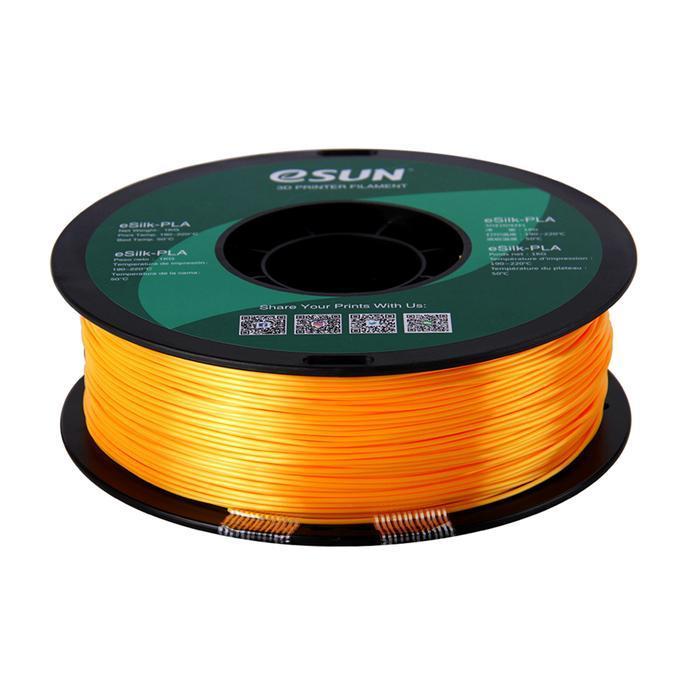 eSun Silk PLA 3D Print Filament 1.75mm 1kg Dark Yellow