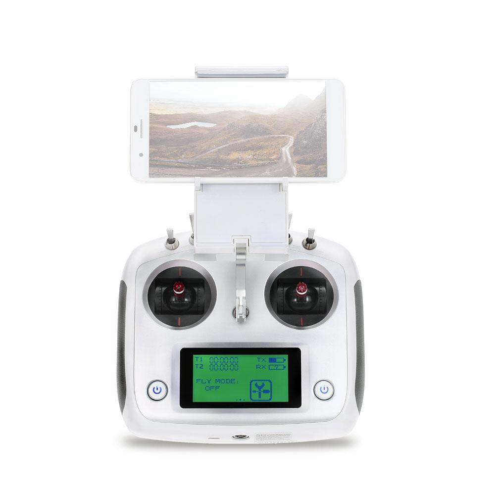 Flysky TGY-i6S Digital Proportional Radio Control System (Mode 2) (White) with TGY-iA6C Receiver Included Screen Bracket