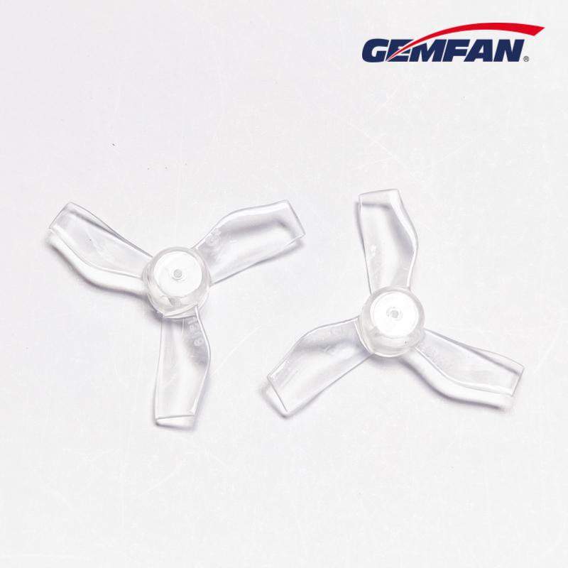Gemfan 1219-3 31mm 3 Blade (1mm shaft)(8Pcs) Durable Tiny Whoop Props Clear Blue