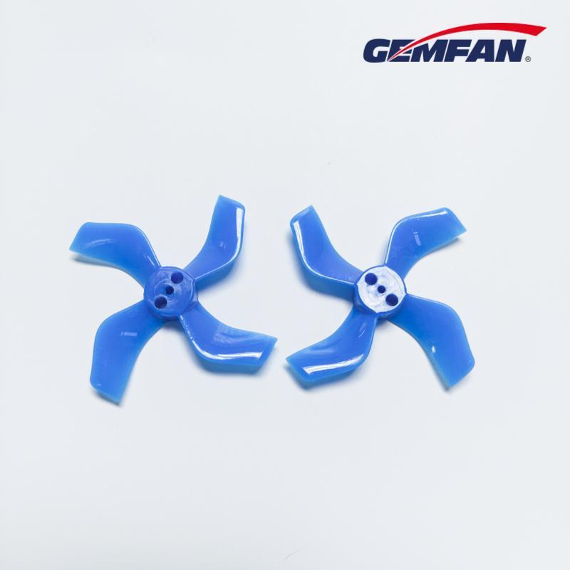 Gemfan 1636-4 40mm 4 Blade (1.5mm shaft)(8Pcs) Durable Tiny Whoop Props Clear Blue