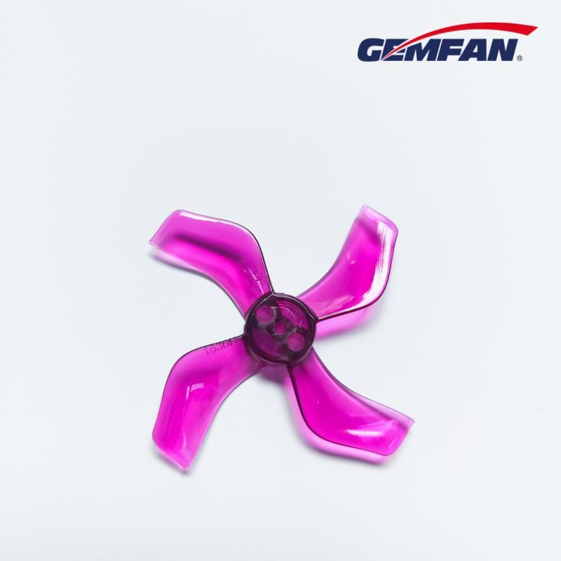 Gemfan 1636-4 40mm 4 Blade (1.5mm shaft)(8Pcs) Durable Tiny Whoop Props Clear Purple