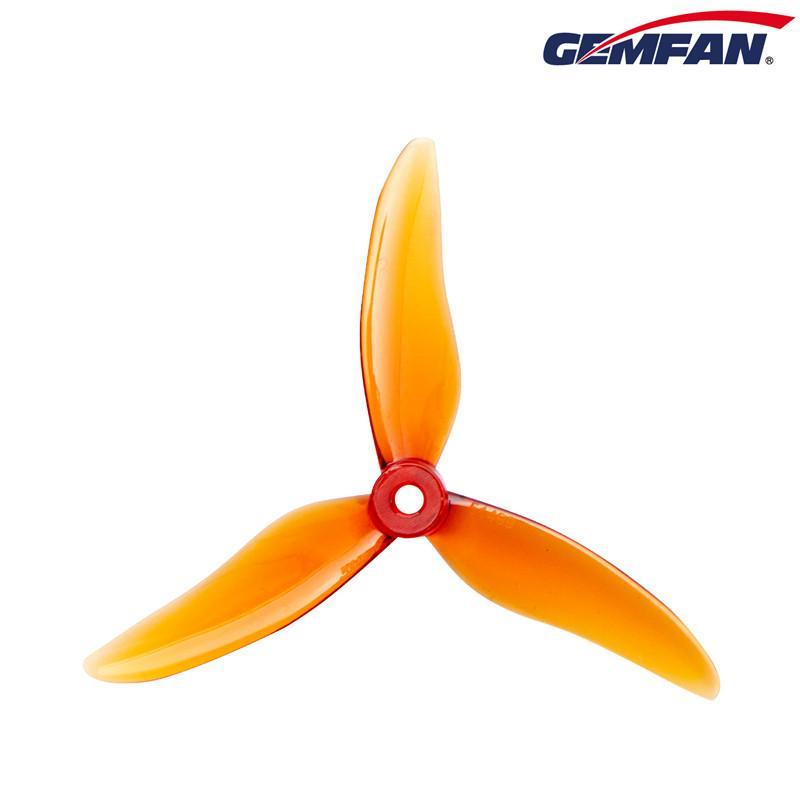 Gemfan Hurricane Durable Tri Blade 51499 Propellers CW/CCW 1 Pack (4 Pieces) Whisky