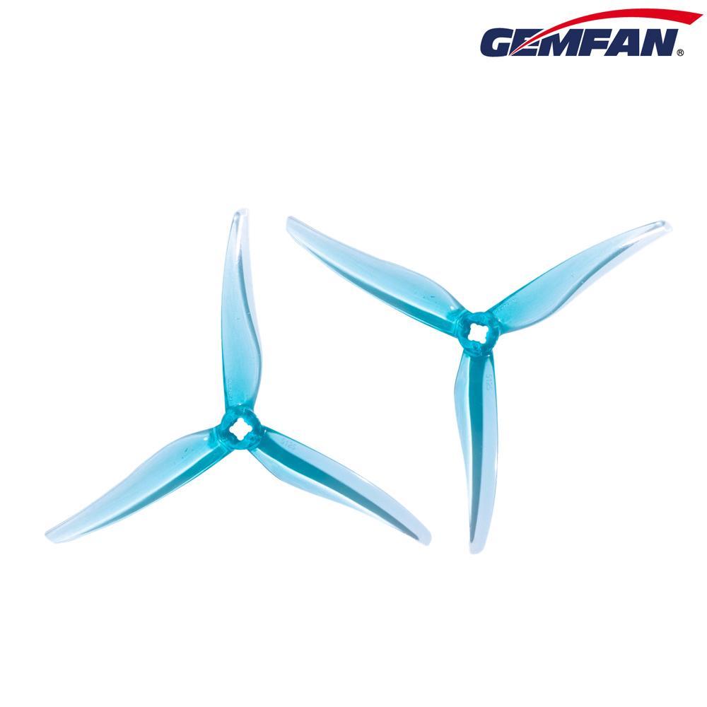Gemfan Hurricane Durable Tri Blade SL 5125 Propellers CW/CCW 1 Pack (4 Pieces 2mm)