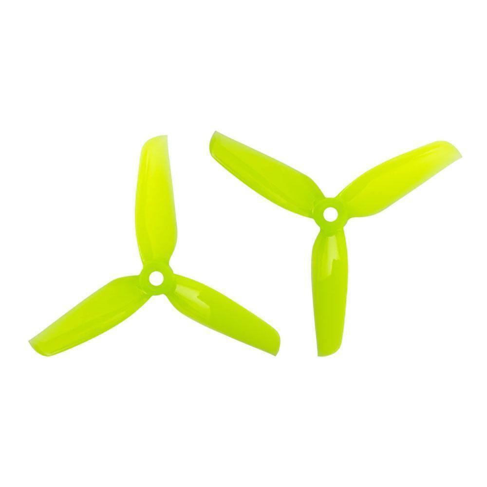 Gemfan WinDancer 4032 Tri Blade Propellers CW/CCW 1 Pack (4 Pieces) Yellow