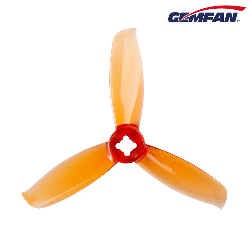 Gemfan WinDancer Durable Tri Blade 3028 Propellers CW/CCW 1 Pack (4 Pieces) Whisky