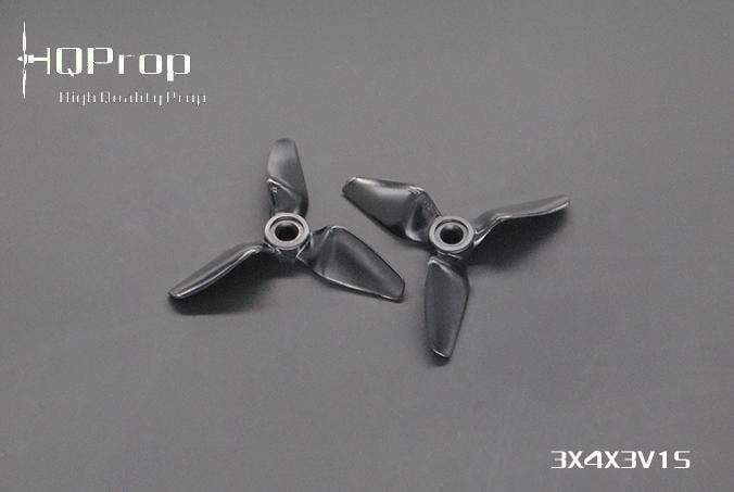 HQ Prop  3X4X3 Propellers 1 Pack (4 Pieces) Black