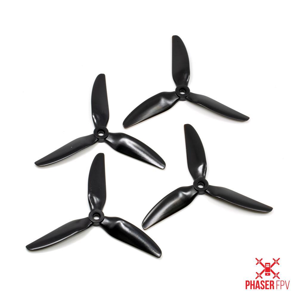 HQ Prop 5X4.8X3V1S Propellers 1 Pack (4 Pieces) Black