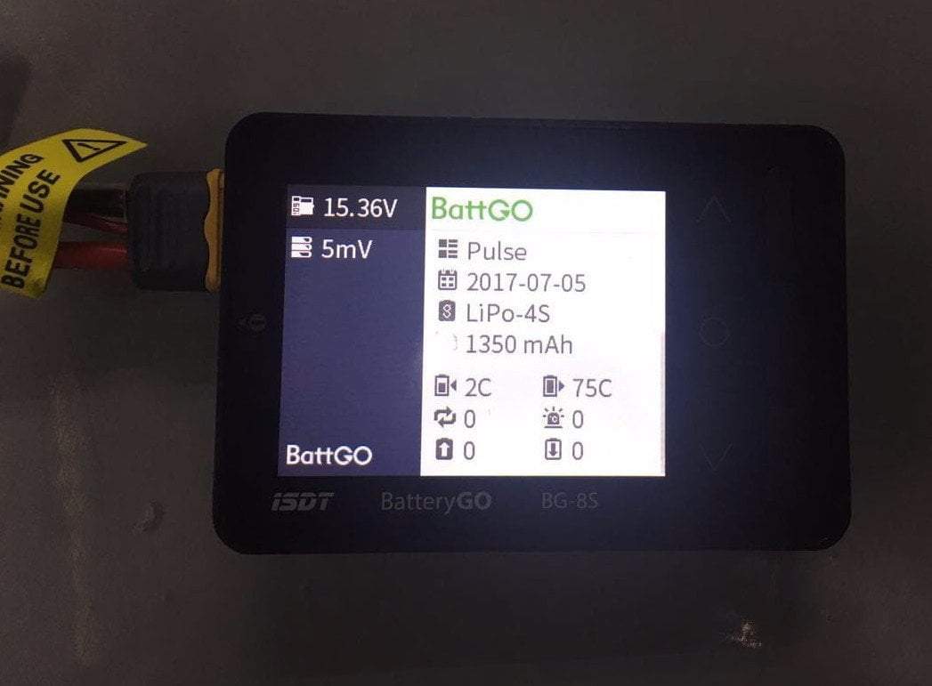 iSDT BatteryGO BG-8S Smart Battery Checker Balancer Receiver Signal Tester