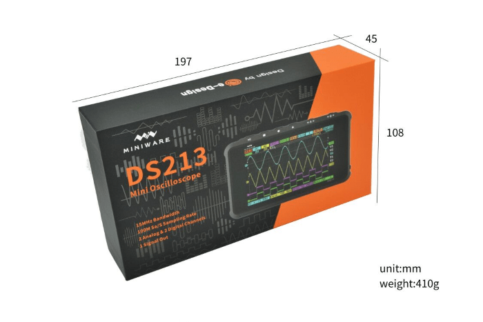 Miniware Digital Oscilloscope DS213 (Quad Channel) DS-F07