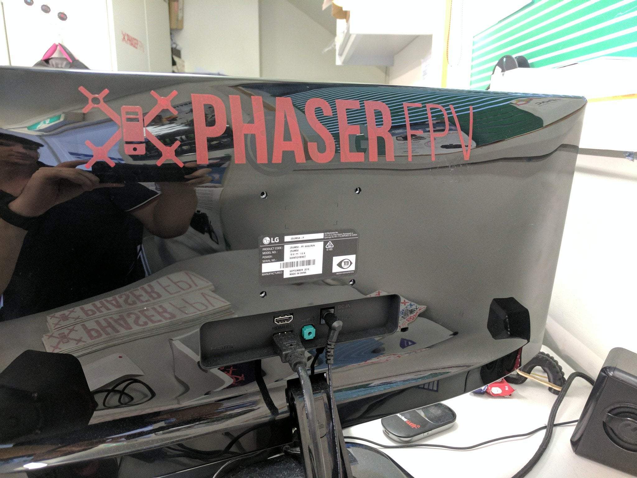Phaser FPV Transfer Stickers 300mm x 50mm