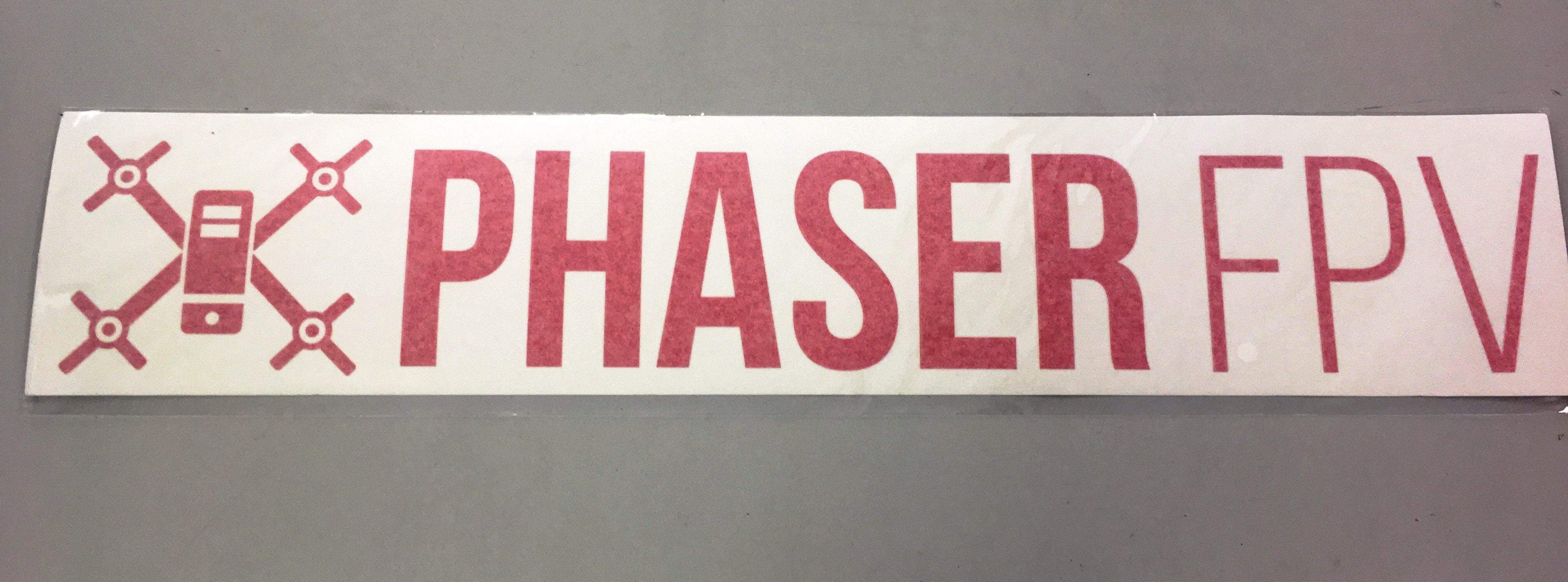 Phaser FPV Transfer Stickers 625mmx120mm