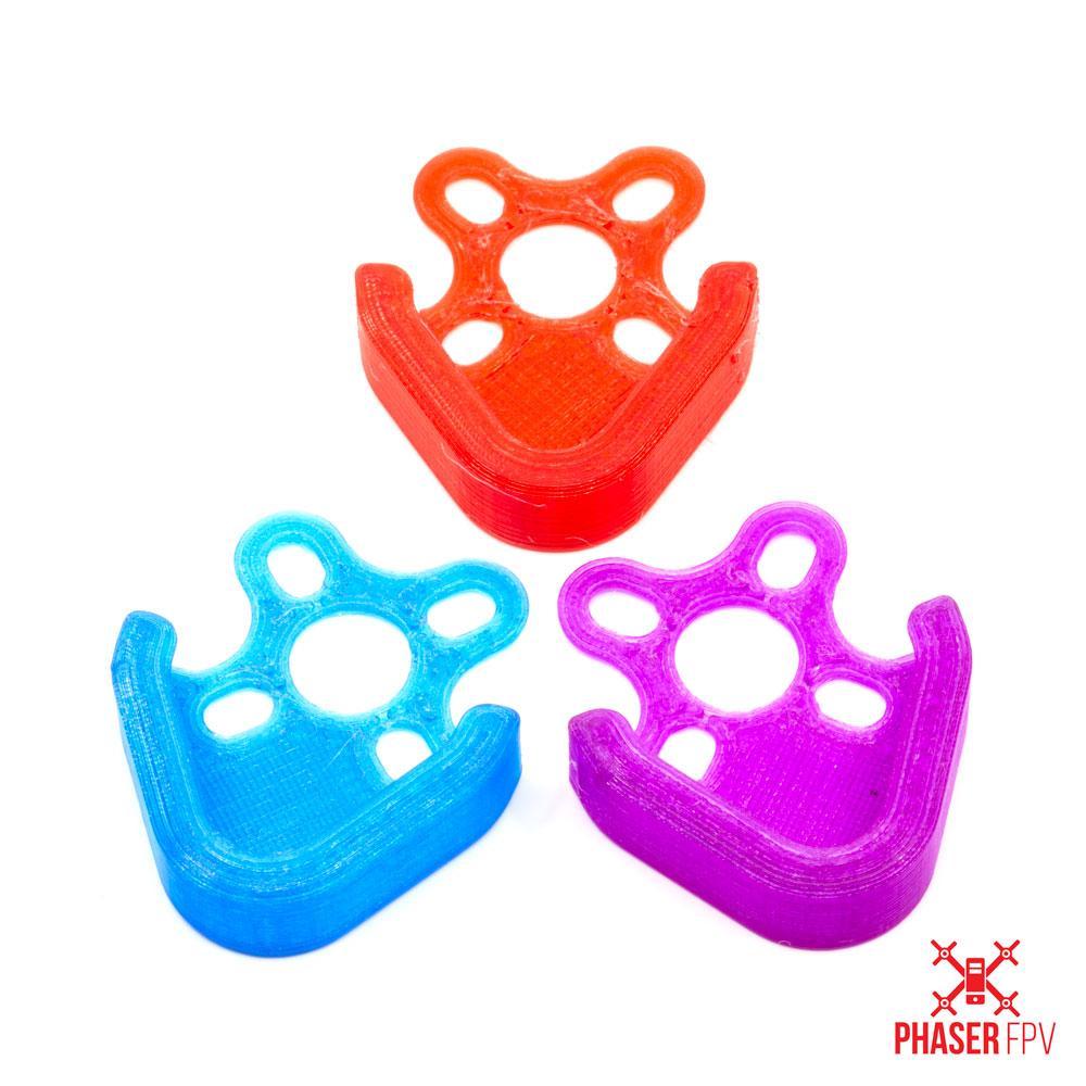 Phaser3D Reverb Soft Mount Arm Guards 1pc Crystal Red