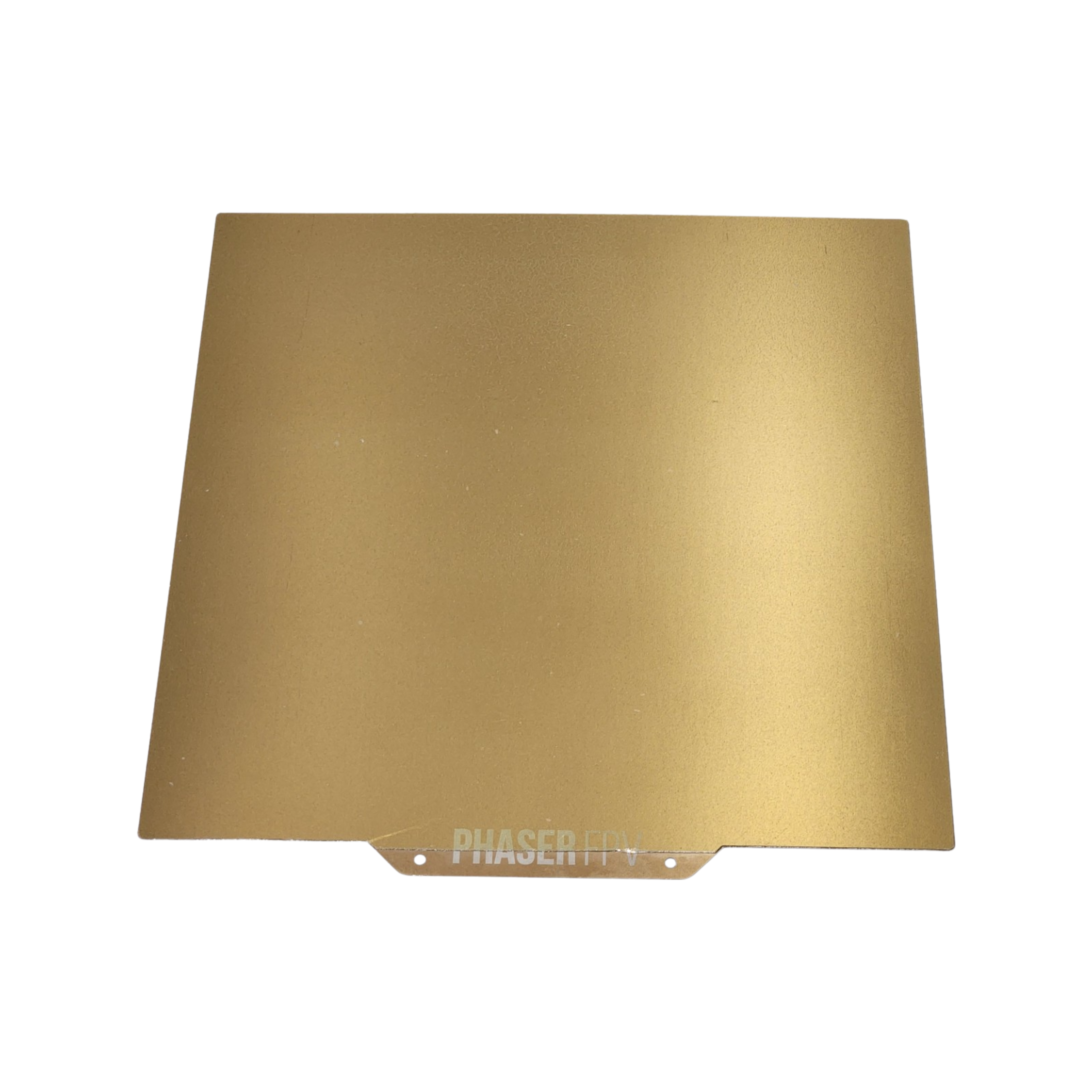 Energetic 230x230mm DOUBLE SIDED Smooth PEI/Textured Gold Spring Steel Sheet (Suits Artillery Genius)