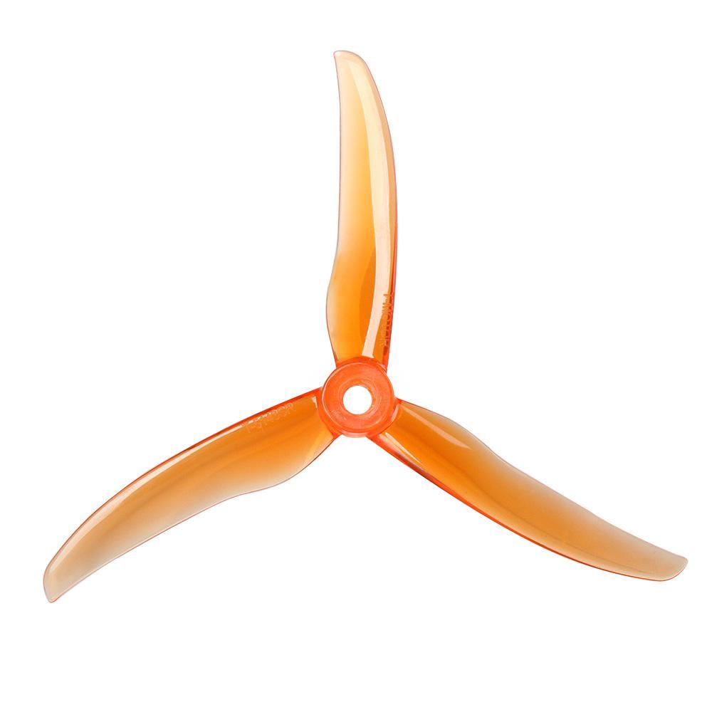 T-Motor T5143s Tri Blade Propellers CW/CCW (4 Pieces) Clear Orange