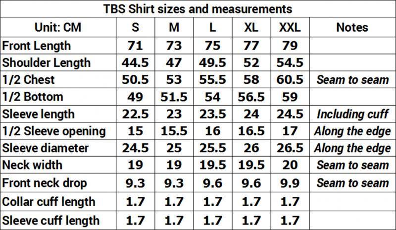 TBS T-Shirt in Various Sizes